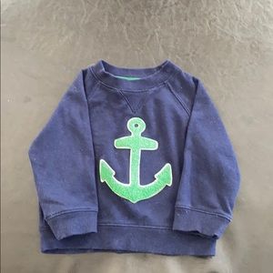 Janie and Jack Baby Anchor Sweatshirt